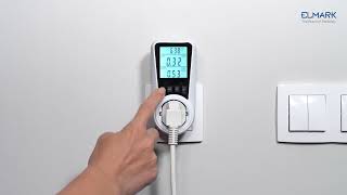 Miniatură video Contor Energie Electrica cu Montare in Priza Schuko – Eficienta si Control al Consumului Energetic 16A 230V