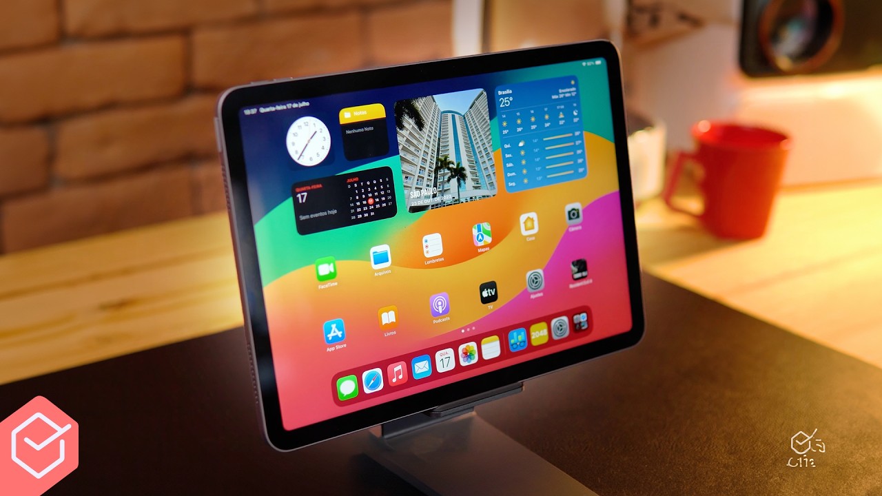 Miniatura da avaliação em vídeo de Tablet Apple iPad Air 11" M2 512GB (2024) Roxo
