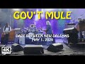4K - Gov't Mule - Daze Between in New Orleans - 2024.05.01