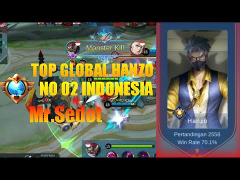 HANZO SUPREME!! BEST BUILD | TOP GLOBAL By Mr.Sedot