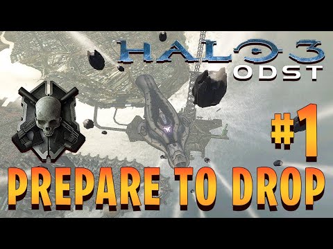 Halo 3: ODST | Legendary Walkthrough | Prepare to Drop [Intro / To Tayari Plaza] | NO DEATHS