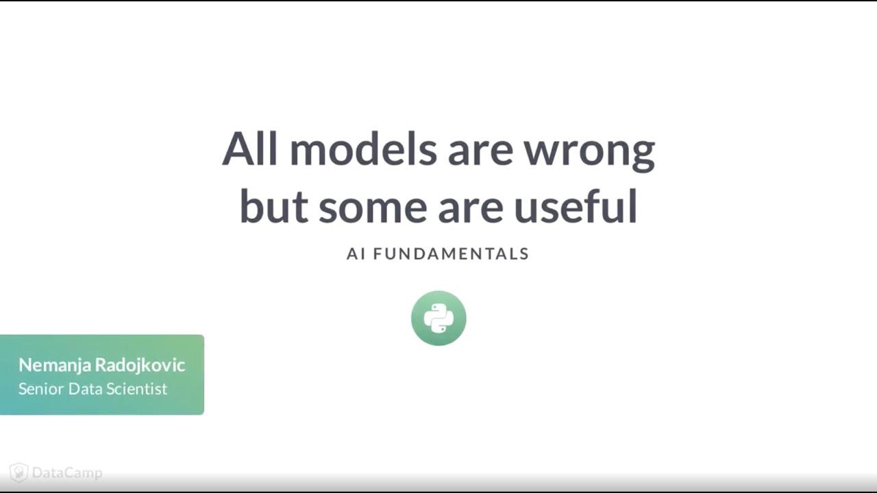 Python Tutorial : All models are wrong but some are useful
