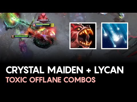 Crystal Maiden + Lycan - Dota 2 Offlane Combos