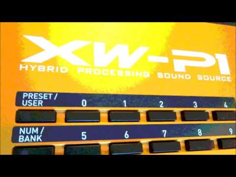 Casio XW-P1 synthesizer demo tunes and styles
