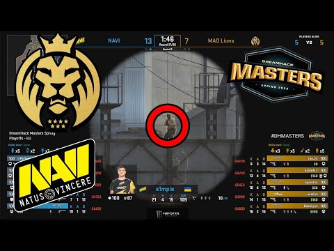 NAVI vs MAD LIONS - DreamHack Masters- MAP 2 (Overpass)HIGHLIGHTS | CSGO