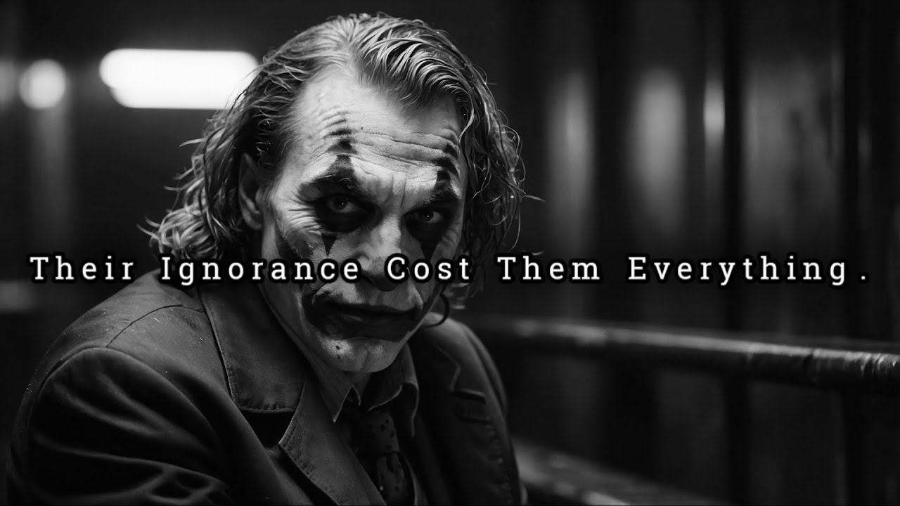 Their Ignorance Cost Them Everything They Had With You