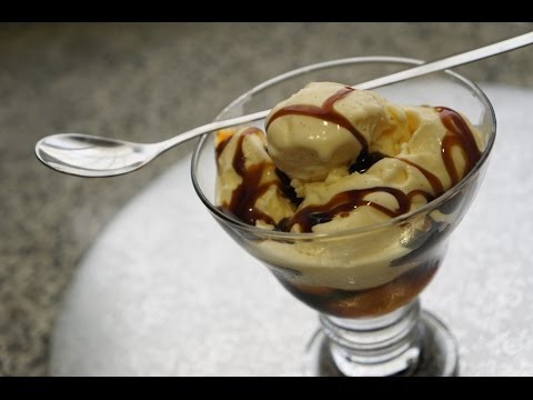 Helado de vainilla casero