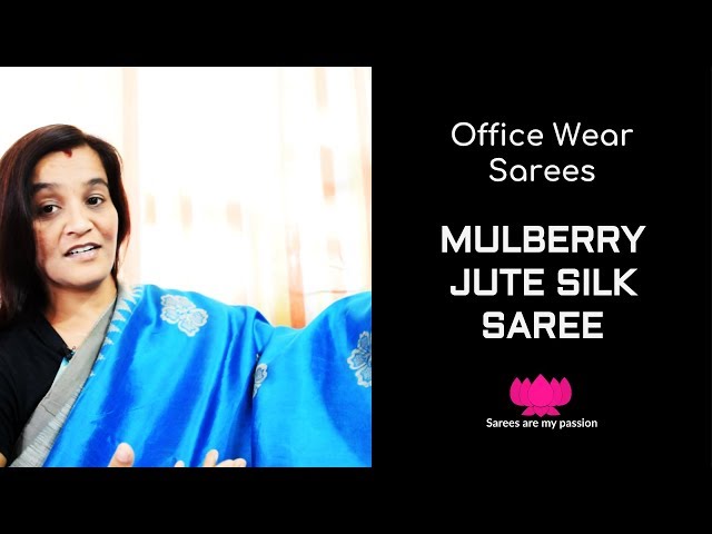 41 Mulberry Jute Silk Saree - Office Wear Sarees - Sarees are my passion