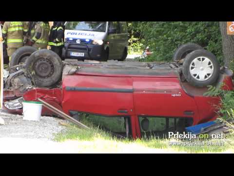 Prometna nesreča v Logarovcih