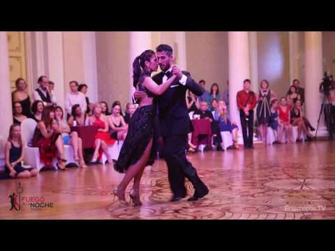  Christian Marquez  and  Virginia Gomez  are  dancing  at  Fuego de la Noche Kazan  in  2016