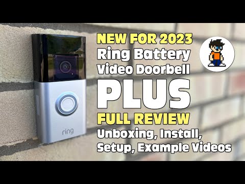 The NEW Ring Battery Video Doorbell Plus - FULL REVIEW - Unboxing, Install, Setup, Example Videos