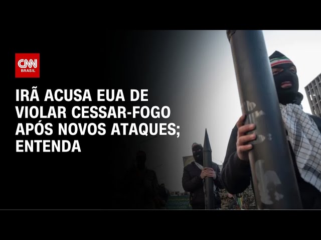Irã diz ter abatido drone dos EUA e alerta contra violações do cessar-fogo | LIVE CNN