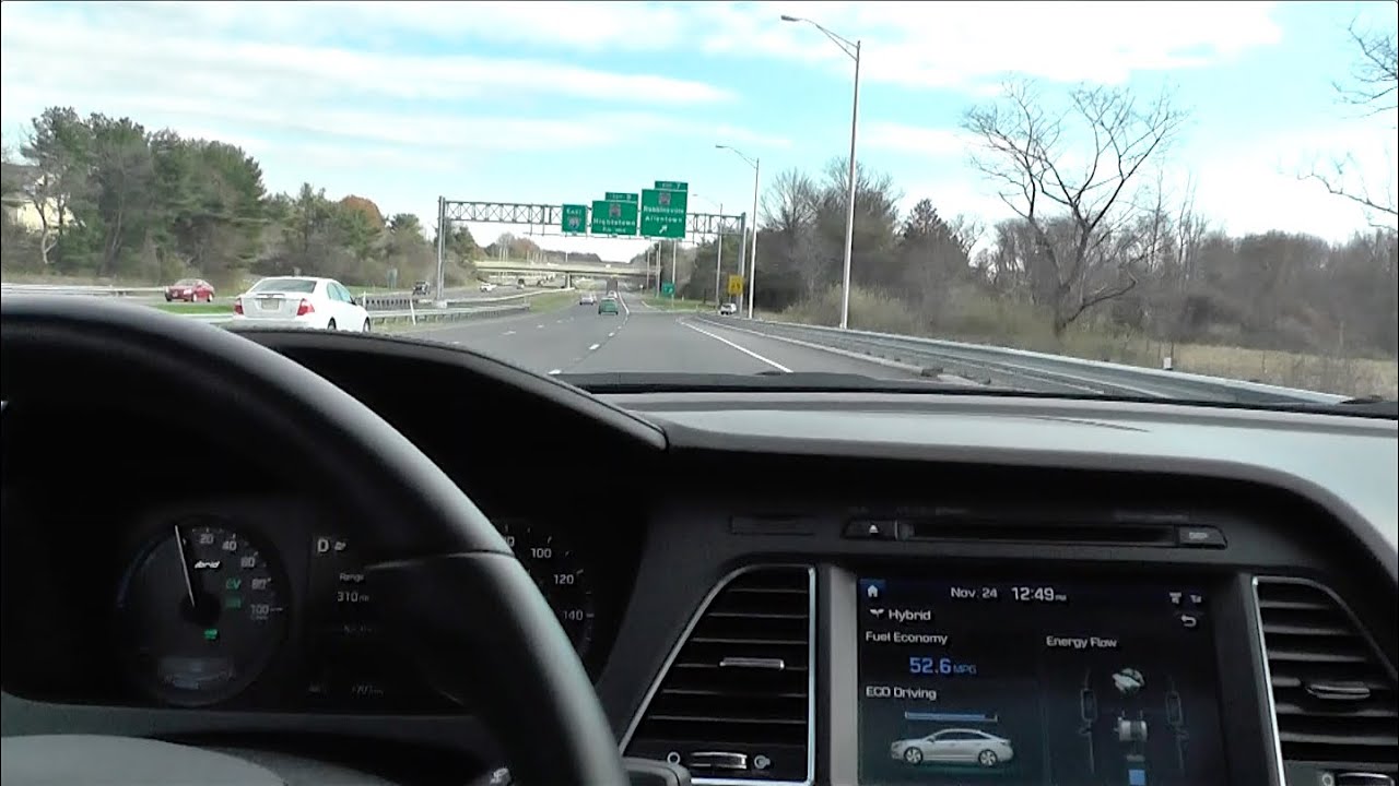 2016 Hyundai Sonata Hybrid Highway MPG Road Test Review