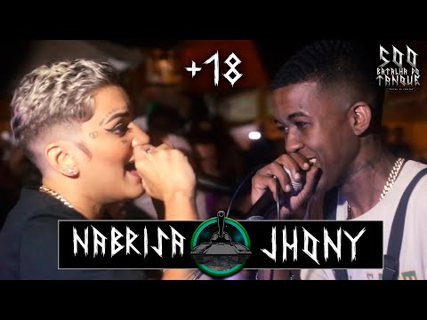Jhony MC Vs NaBrisa (MAIOR BAIXARIA 😅🔞🔞) 1 FASE | 500º Batalha do Tanque - Edição do JOGADOR | 2022