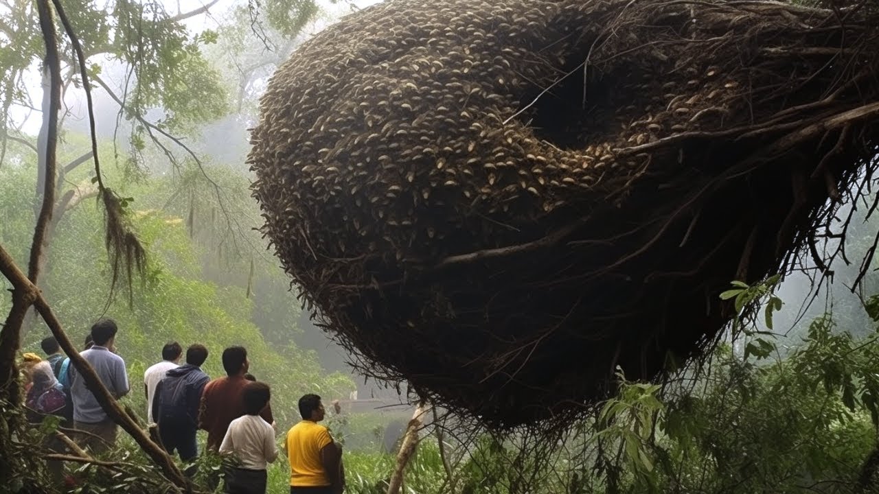 Huge Nests That Completely Devour Everything In Their Path