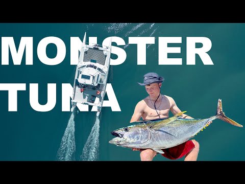 MASSIVE Yellowfin Tuna Double-Up! Deep sea fishing South Africa