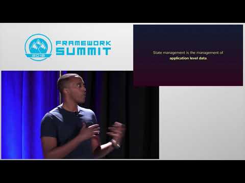 Framework Summit 2018-  Hassan Djirdeh: "How to stay sane while managing complex state, in Vue js"