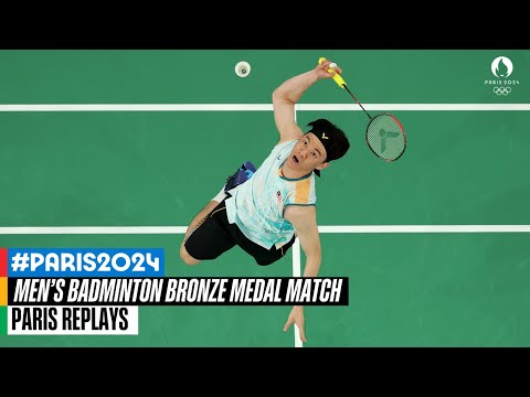 Clash for Bronze: Men’s Badminton Final Moments 🥉🏸 | Paris Champions