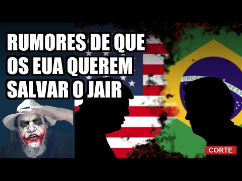 RUMORES DE QUE O TRMP QUER LEVAR O JAIR PARA OS EUA