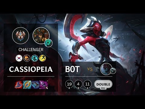 Cassiopeia Bot vs Maokai - KR Challenger Patch 10.10