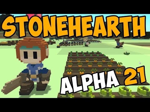 Stonehearth Alpha 21 - New Stonemason! - Ep. 2 - Let's Play Stonehearth Gameplay