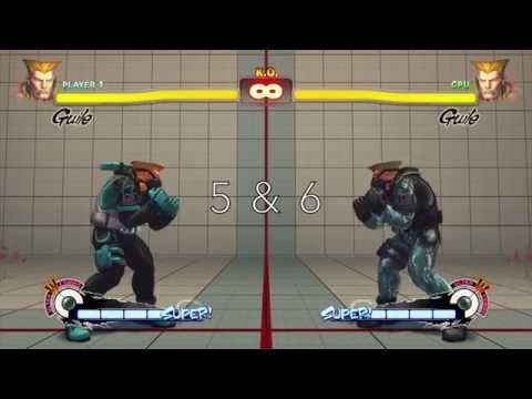 USFIV - Guile's Summer Vacation Costume: All Colors (Numbered)