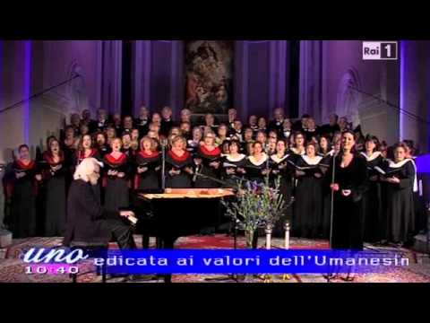 Diretta Uno Mattina RAI 1 - Veronica Visconti - M° Claudio Fabi - Fiat Lux - Anima Mundi