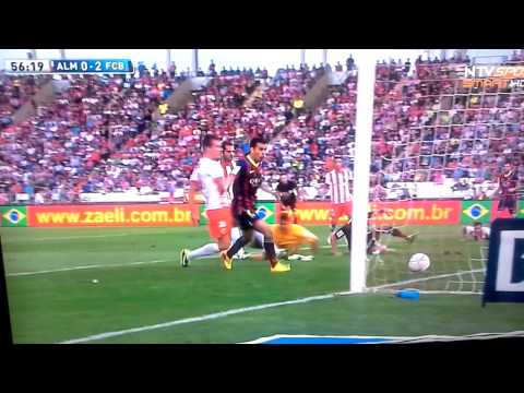 Almeria vs Barcelona - GOAL Adriano BARCELONA ( 28.09.2013 - Liga BBVA )