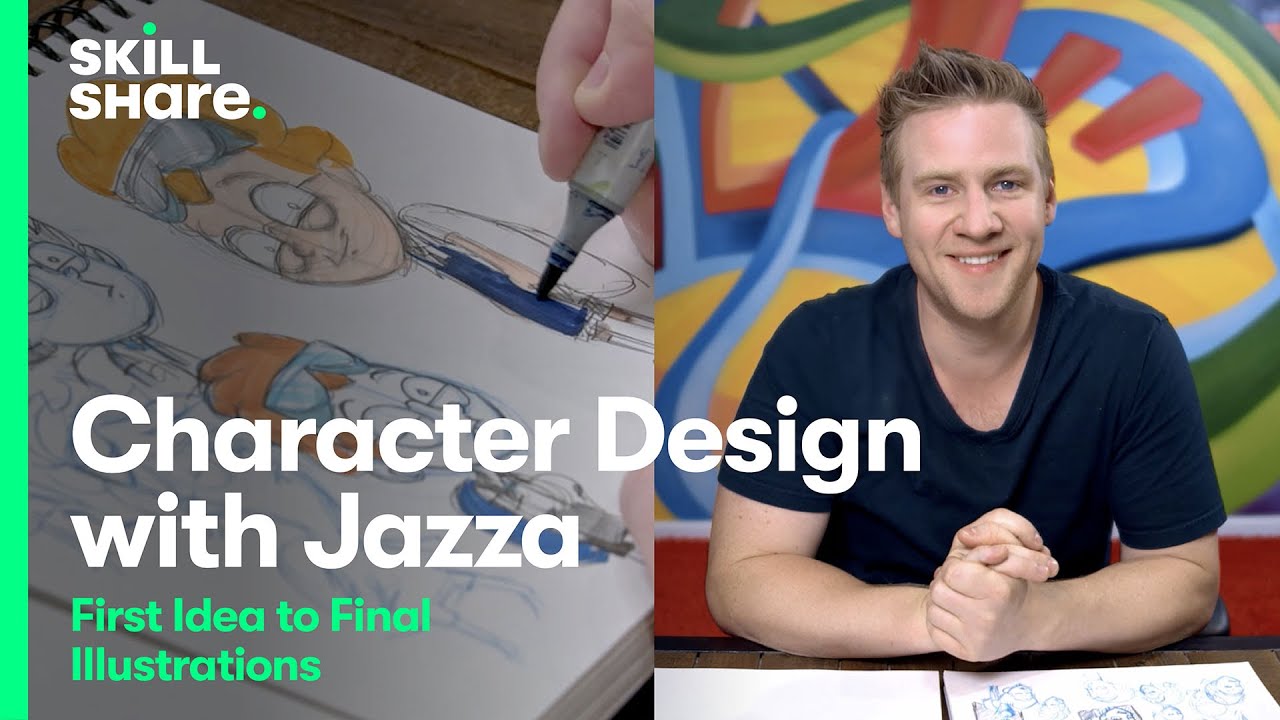 Jazza's Character Design Class: From Idea to Illustration | Skillshare Trailer