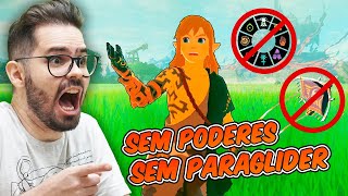 ZERANDO ZELDA TotK SEM PODERES E SEM PARAGLIDER! (REACT feat. ‪@ChequerChequerTV‬)