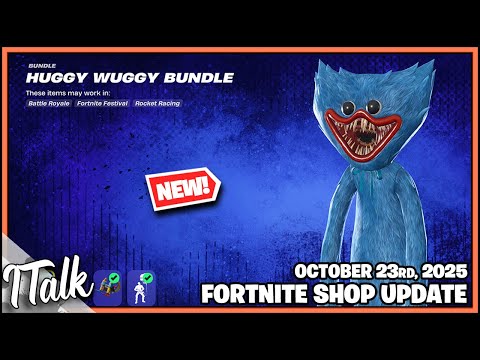 Fortnite Shop *NEW* HUGGY WUGGY SKIN! [October 23rd, 2025] (Fortnite Chapter 6)