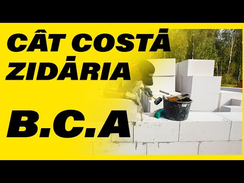 Cat costa ZIDARIA BCA pentru o CASA