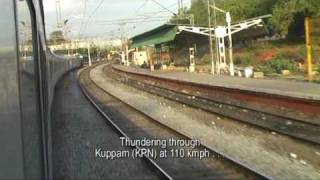 preview picture of video 'LHB 2008 (6 of 9): Speeding past Kuppam'