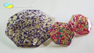DIY. Make Coasters with Resin and Dried Flowers / Resin ART 🌼