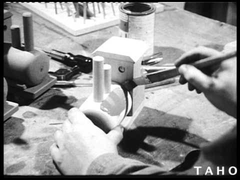 Cover image for Film - Project Tasmania - an accomplished craftsman, Tom Andersen, fashions little wooden toys for children for Christmas. Film was taken in Andersen's workshop behind his house in Gormanston Road, Moonah. Also features Helene Chung