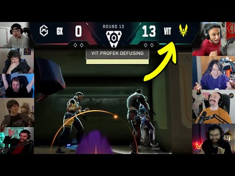 Valorant Streamers Reacts To Vitality 13-0 GIANTX In VCT