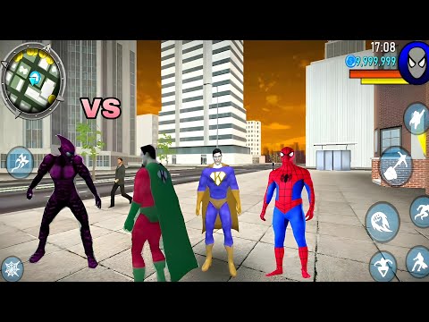 power spider 2 Game Spider-Man rope Crime Mafia Part#41 - New Games - Android Gameplay