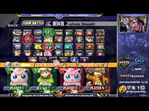 Sandstorm Doubles Winners Semis [A]rmada and COG M2K vs Silly Kyle and Liquid Hungrybox