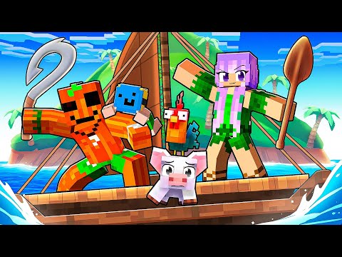 Teniendo Una FAMILIA DE ISLAS en Minecraft!