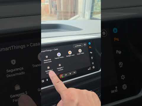 Como controlo a casa pelo Smartthings no carro pelo Android Auto #casainteligente #smarthome