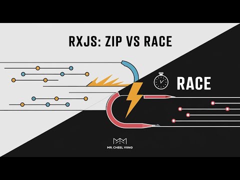 #22 RxJS Zip vs Race Operator Explained | Simplified for Beginners in HINDI.