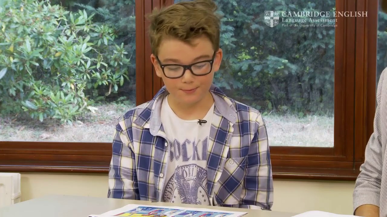 MOVERS SPEAKING TEST   CAMBRIDGE  Arthur  2020 FORMAT