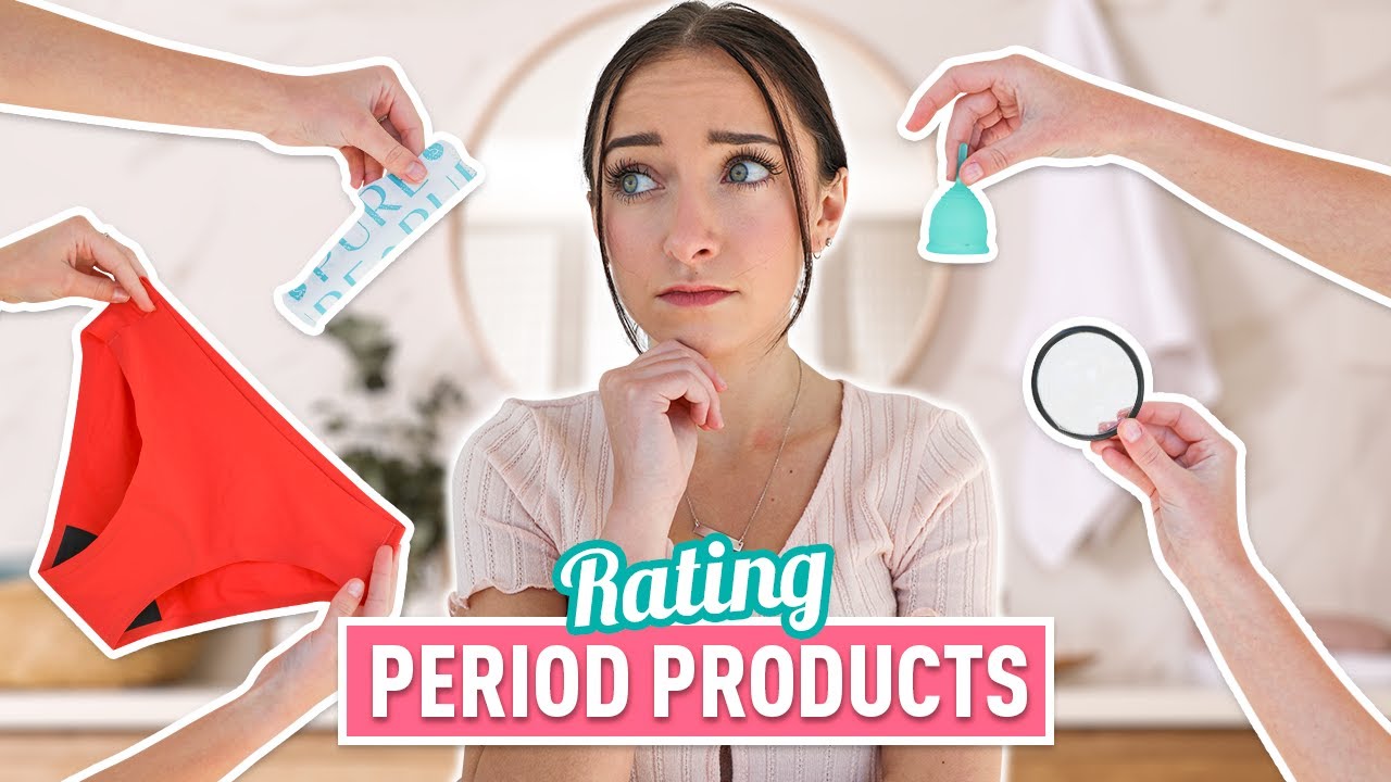 We Tried Different PERIOD PRODUCTS | Girl Talk