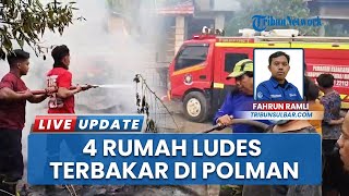 Download lagu 4 Rumah Kayu di Polman Sulbar Hangus dalam Hitungan Menit, Pemicu Kebakaran masih Misteri mp3