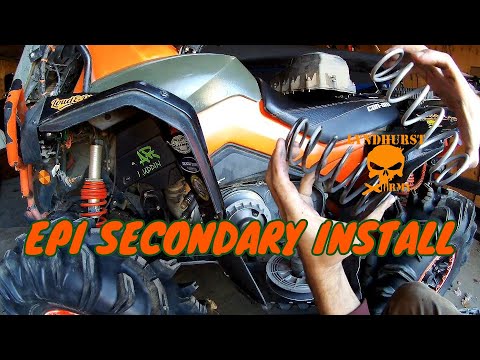 EPI SECONDARY CLUTCH SPRING REPLACEMENT   2017 CANAM RENEGADE 570 XMR