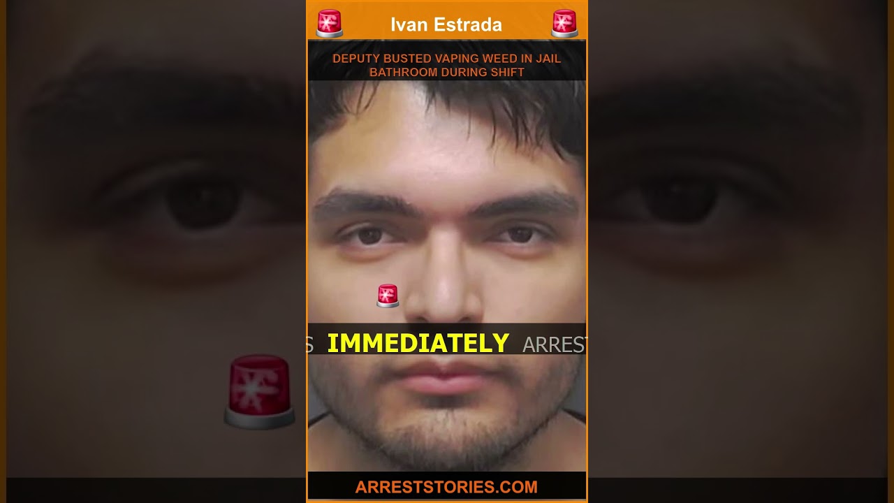 DEPUTY BUSTED VAPING WEED IN JAIL BATHROOM DURING SHIFT