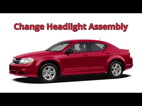Easy Headlight Assembly Replacement For Your 2011 Dodge Avenger 3.6 Mainstreet Edition! #dodge