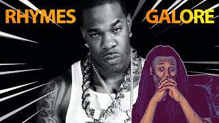 BUSTA RHYMES - RHYMES GALORE [ REACTION ] MOST ENTERTAINING RAPPER??