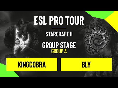 SC2 - KingCobra vs. Bly - DreamHack SC2 Masters: Fall - Group A - EU
