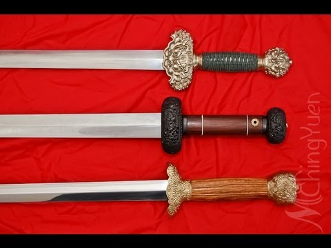 Cold Steel Swords -3 Chinese Swords Comparison and Review